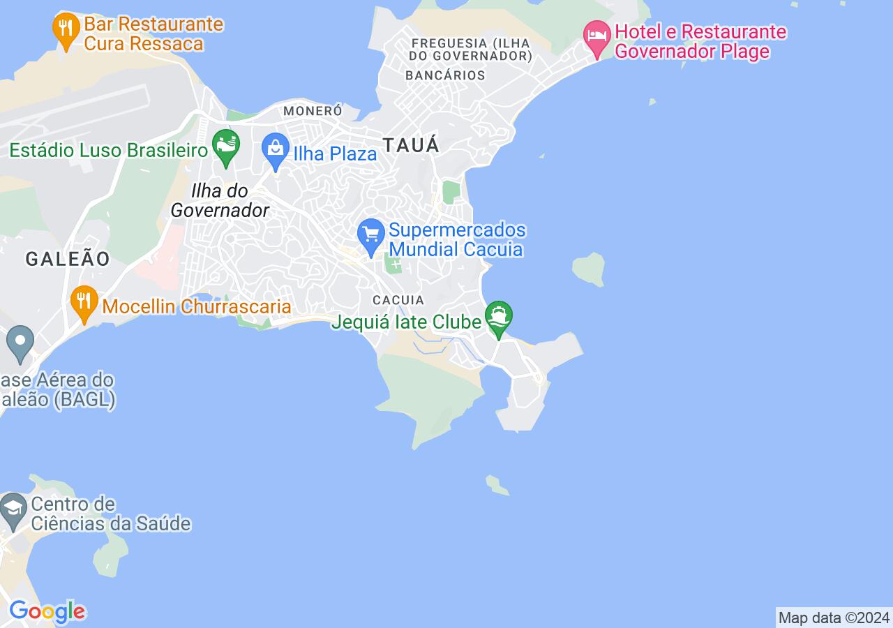 Mapa centralizado no bairro Pitangueiras